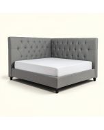 Koray Gray Tufted Upholstered Standard Bed (synthetic illustration; no displayed measurements)