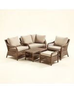 Linthicum Patio Outdoor 3 Piece Seating Group With Cushions (synthetic illustration; no displayed measurements)