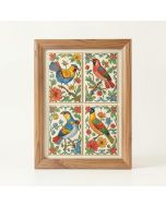 Free Bird Mexican Tiles Iii - 2 Piece Picture Frame Print Set On Paper (synthetic illustration; no displayed measurements)