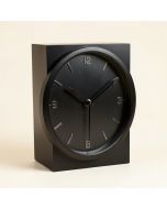 Metal Outdoor Tabletop Clock (synthetic illustration; no displayed measurements)