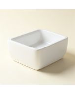 White Ceramic Rectangular Vessel Bathroom Sink (synthetic illustration; no displayed measurements)