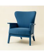 Alford 29.5 '' Wide Polyester Wingback Chair (synthetic illustration; no displayed measurements)