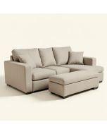 Borgus 81 '' Wide Reversible Sofa & Chaise With Ottoman (synthetic illustration; no displayed measurements)
