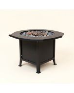 Hamilton Steel Wood Burning Fire Pit Table (synthetic illustration; no displayed measurements)