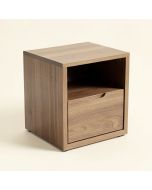 Roger End Table With Storage (synthetic illustration; no displayed measurements)