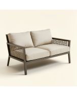 Keating 81 '' Wide Outdoor Patio Sofa With Cushions (synthetic illustration; no displayed measurements)