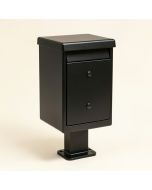 13 '' W X 10 '' H Post Mount Mailbox (synthetic illustration; no displayed measurements)
