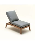 Annlouise Outdoor Reclining Chaise Lounge With Cushion (synthetic illustration; no displayed measurements)