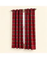 Ambesonne Plaid 2 Panel Curtain Set (synthetic illustration; no displayed measurements)
