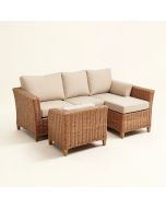 Samira 4 Piece Rattan Sofa Seating Group With Cushions (synthetic illustration; no displayed measurements)