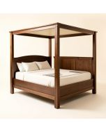 Anzio Four Poster Bed (synthetic illustration; no displayed measurements)