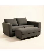 Sofa Bed With Ottoman (synthetic illustration; no displayed measurements)