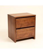 Fiorella Light Wood 2 Drawer Nightstand (synthetic illustration; no displayed measurements)