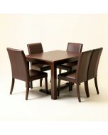 Justine 5 Piece Dining Set (synthetic illustration; no displayed measurements)