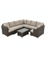 Ewy 7 Piece Sectional Seating Group With Cushions (synthetic illustration; no displayed measurements)