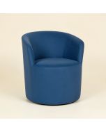 Alycia 41 '' Wide Swivel Barrel Chair (synthetic illustration; no displayed measurements)