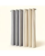 Schwerin Geometric Sheer Grommet Curtain Panels (synthetic illustration; no displayed measurements)