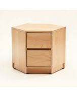 Tekin 2 - Drawer Nightstand In Light Brown (synthetic illustration; no displayed measurements)