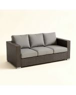 Lenexa Patio Sofa With Cushions (synthetic illustration; no displayed measurements)