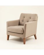 Peaslee 38 '' Wide Tufted Polyester Armchair (synthetic illustration; no displayed measurements)