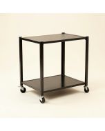 Barth Industrial Metal Rolling Bar Cart (synthetic illustration; no displayed measurements)