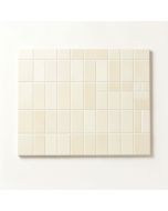 Roman Selection Glass Mosaic Tile In Cream (synthetic illustration; no displayed measurements)