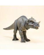Scaled Jurassic Triceratops Dinosaur Statue (synthetic illustration; no displayed measurements)