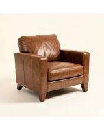 Hofstra 71 '' Genuine Leather Pillow Top Arm Loveseat (synthetic illustration; no displayed measurements)