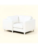 Vannatter 66 '' Faux Leather Square Arm Sofa (synthetic illustration; no displayed measurements)