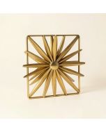 Starburst Square Metal Wall Décor (synthetic illustration; no displayed measurements)