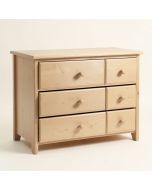 Hudson 6 Drawer Double Dresser (synthetic illustration; no displayed measurements)
