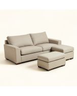 Jacober 76 '' Wide Reversible Sofa & Chaise With Ottoman (synthetic illustration; no displayed measurements)