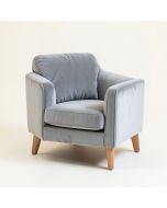 Loreta 36 '' Wide Velvet Armchair (synthetic illustration; no displayed measurements)