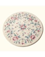 Round Eliphaz Floral Shag Ivory/Pink/Blue Area Rug (synthetic illustration; no displayed measurements)
