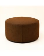 Heider 20 '' Round Chevron Pouf Ottoman (synthetic illustration; no displayed measurements)