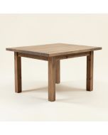 Piggott Rustic Solid Wood Dining Table (synthetic illustration; no displayed measurements)
