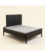 Black Bed Frame (synthetic illustration; no displayed measurements)