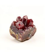 Vanadinite Crystals On Barite (synthetic illustration; no displayed measurements)