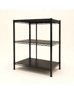 36 '' H X 36 '' W X 14 '' D Supreme Wide 3 Shelf Shelving Unit Starter (synthetic illustration; no displayed measurements)