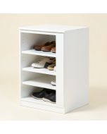 Truax 12-Pair White Shoe Storage Cabinet (synthetic illustration; no displayed measurements)