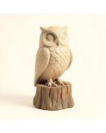 Owl On Stump Statue (synthetic illustration; no displayed measurements)