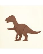 Marcantonio Dinosaur Portrait Parasaurolophus Paper Print (synthetic illustration; no displayed measurements)