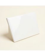Brick 2 '' X 4 '' Ceramic Mosaic Tile In Glossy White (synthetic illustration; no displayed measurements)