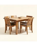 Alyssah Butterfly Leaf Solid Wood Dining Set (synthetic illustration; no displayed measurements)