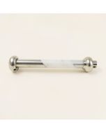 Faux Marble Ball Decorative Single Curtain Rod (synthetic illustration; no displayed measurements)