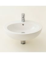 Vitreous China Oval Undermount Bathroom Sink With Overflow (synthetic illustration; no displayed measurements)
