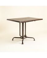 Derbyshire Rustic Metal Dining Table (synthetic illustration; no displayed measurements)