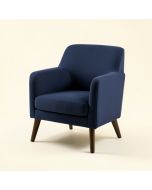 Klag Arm Chair In Navy (synthetic illustration; no displayed measurements)