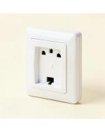 Snap-On Usb Wall Power Holder Duplex Outlet Wall Plate (synthetic illustration; no displayed measurements)