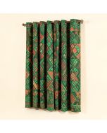 Geometric Mixed Mosaic Vivid Nature Inspired Kids Girls Hippie Contrast Design Room Darkening Rod Pocket Curtain Panel (synthetic illustration; no displayed measurements)